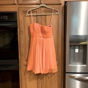 Gorgeous peach cocktail dress! BCBG 100% s…